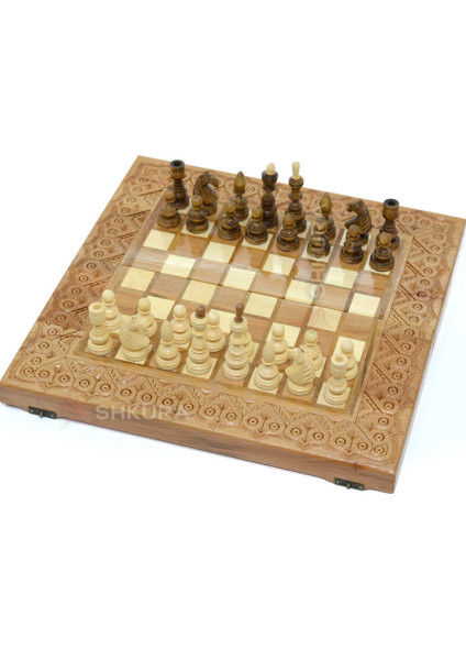 Chess + Backgammon + Checkers, 40x40 cm