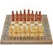 Wooden chess 3 in 1 "Egypt". 55x55 cm. Dark