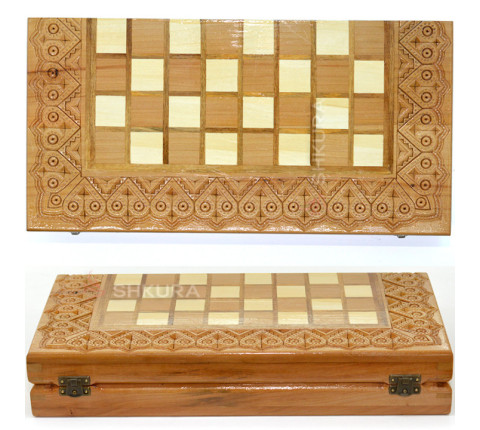 Chess + Backgammon + Checkers, 40x40 cm