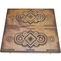 Backgammon "Zubr", 45x42 cm