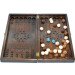 Backgammon "Waltz", carved, 50 cm, beads