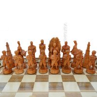 Chess "Game of Thrones". 60x60 cm. Beads