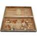 Carved chess + backgammon + checkers size 50 x 50 cm. Handcrafted