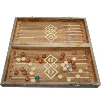 3 in 1 Chess "Pirates of the Caribbean" 50x50 cm.