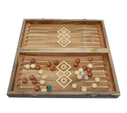 3 in 1 Chess "Pirates of the Caribbean" 50x50 cm.