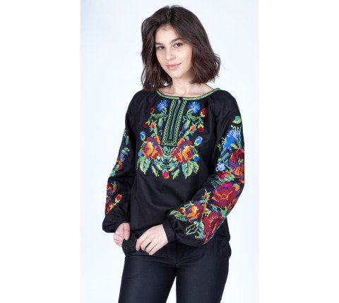 Embroidered women's blouse "Song of Threads"