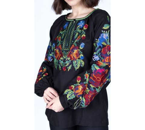 Embroidered women's blouse "Song of Threads"