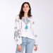Women's embroidered shirt "Road Home"