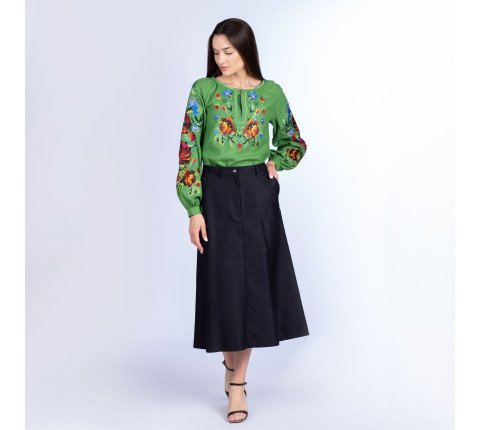 Women's embroidered shirt "Wreath of Destiny"