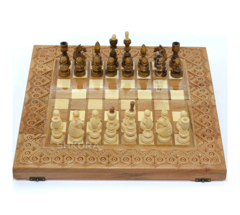 Chess + Backgammon + Checkers, 40x40 cm