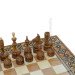 Carved chess 3 in 1, 50x50 cm. Mosaic