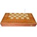 Carved Chess + Backgammon "Egypt". 50x50 cm. Handmade