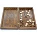 Handmade backgammon "Coat of Arms of Ukraine", copper, 40 cm
