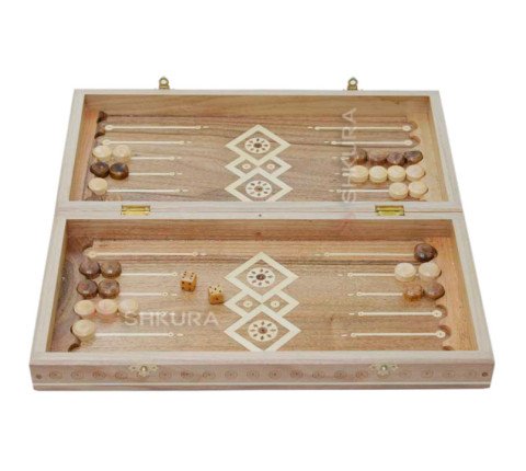 Chess 3 in 1. 44x44 cm.