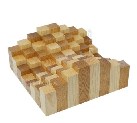 Three-dimensional chess 3D. 36x36 cm
