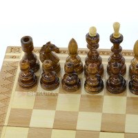 Chess, checkers, backgammon, 29x29 cm
