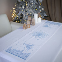 Christmas runner "Angel over the city"