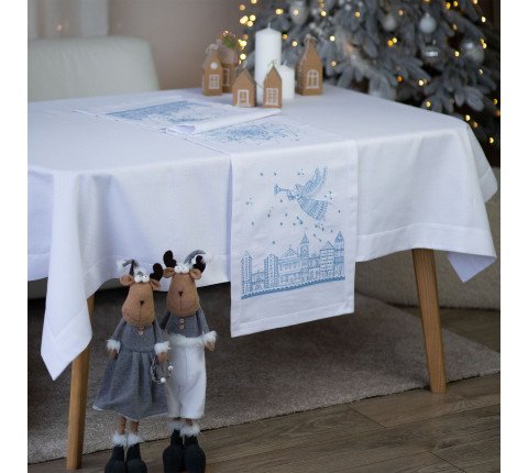 Christmas runner "Angel over the city"