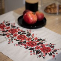 Embroidered Runner "Ethnomotifs"