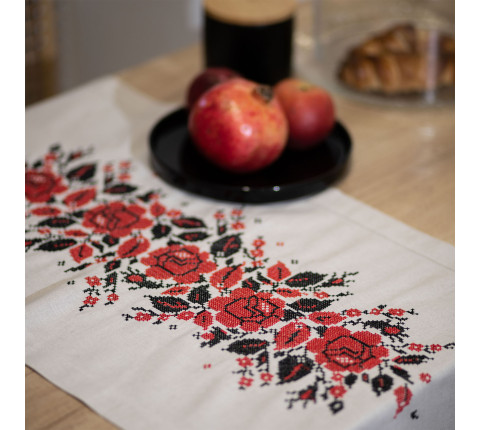 Embroidered Path "Ethnomotifs"