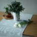 Embroidered Path "Gray Straw"