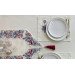 New Year's runner "Winter Beauty" beige