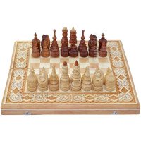 Chess "Hutsulshchyna" 50x50 cm. Beads