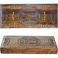 Backgammon "Trident of Ukraine" 50 cm