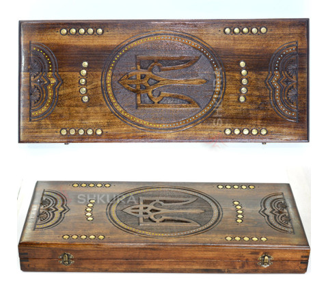 Backgammon "Trident of Ukraine" 50 cm