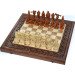 Wooden chess 3 in 1, carved "Armed Forces of Ukraine". 50x50 cm