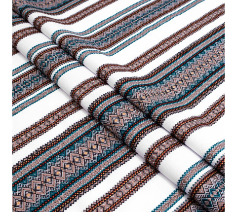 Ethno-fabric for tablecloths America-3 TDK-158-P 1/7, running meter.