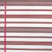 Ethno-fabric for tablecloths with a red pattern Svitiaz-4 TDK-10-N 4/1, per meter.