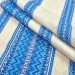Ethno-fabric with blue ornament for decor Rendezvous-8 TDK-110-KL 1/6, per meter.