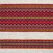 Ethno-fabric with ornament for decor Rendezvous-3 TDK-110-K 1/23, per meter.
