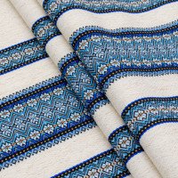 Ethno-fabric with a pattern for decor Randevu-3 TDK-110-K 5/2, per meter.