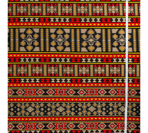 Ethno-jacquard decorative Ustina TDK-J-224 1/4, per meter.