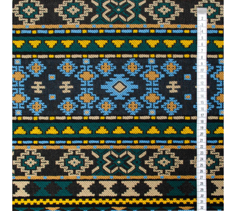 Ethno-jacquard decorative Ustina-2 TDK-Zh-224-A 1/7, linear meter.