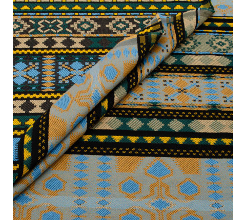 Ethno-jacquard decorative Ustina-2 TDK-Zh-224-A 1/7, linear meter.
