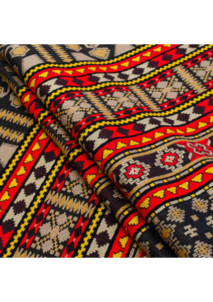 Ethno-jacquard decorative Ustina TDK-J-224 1/4, per meter.