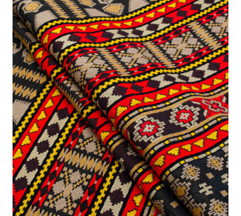 Ethno-jacquard decorative Ustina TDK-J-224 1/4, per meter.