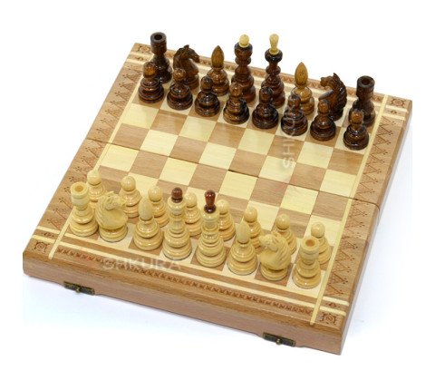 Chess, checkers, backgammon, 29x29 cm