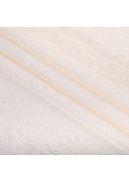 Fabric for tablecloths Camellia TDK-ZH-185-1 2/78 milk cream, linear meter.