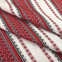 Table set red (tablecloth + 6 napkins)