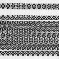 Ethno-fabric for decor Ozeriana-2 TDK-127-0 1/2, per meter.
