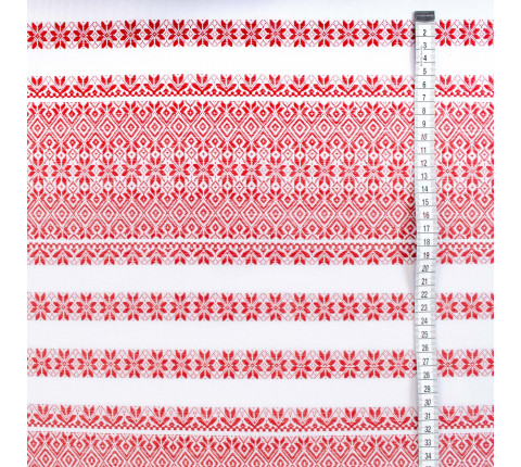 Ethno-fabric for decor Ozeriana-2 TDK-127-0 1/3, linear meter.