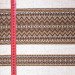 Ethno-fabric with ornament for decor Randevu TDK-110 1/4, per meter.