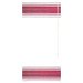 Towel fabric with red ornament Evening TDK-117 7/1, per meter.