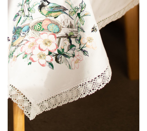 Easter tablecloth with embroidery