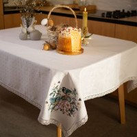 Easter tablecloth with embroidery