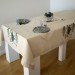 Tablecloth with floral embroidery